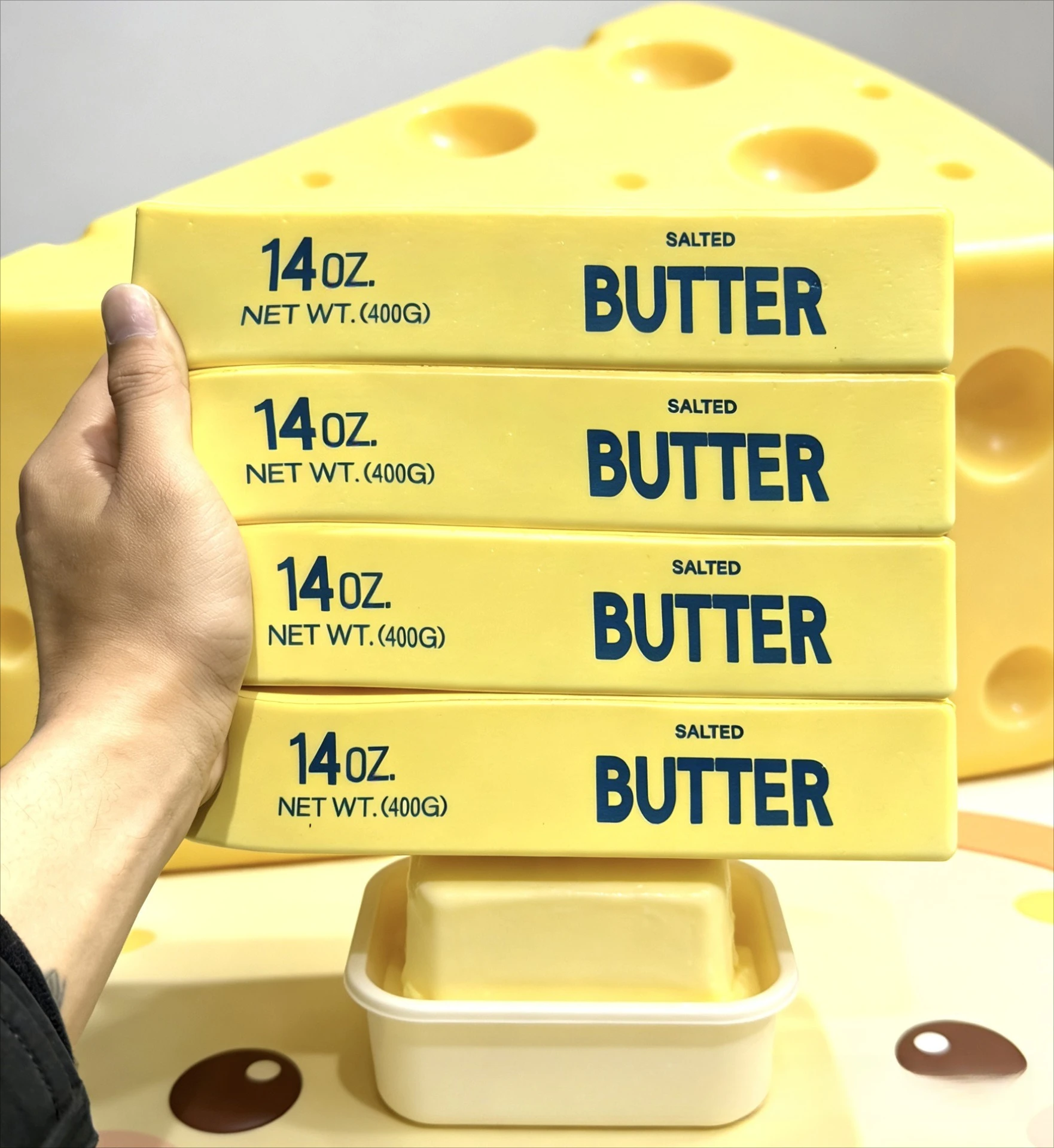 23cm Squishy Super Big Butter  - Party Games For Adults And Kids ulasan dan harga