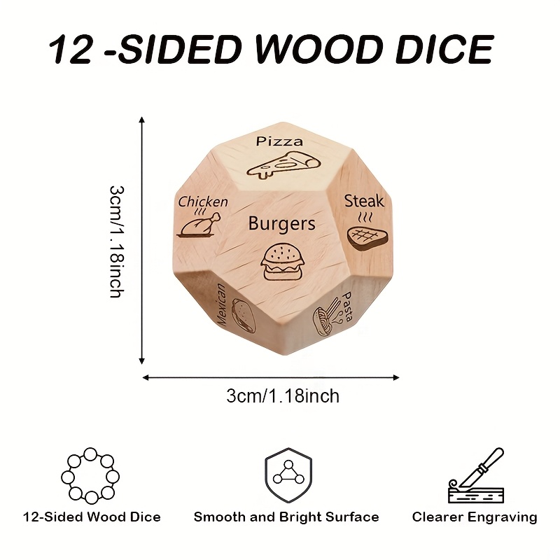 Dining Dice Board Game-12-Side - Party Games Night ulasan dan harga