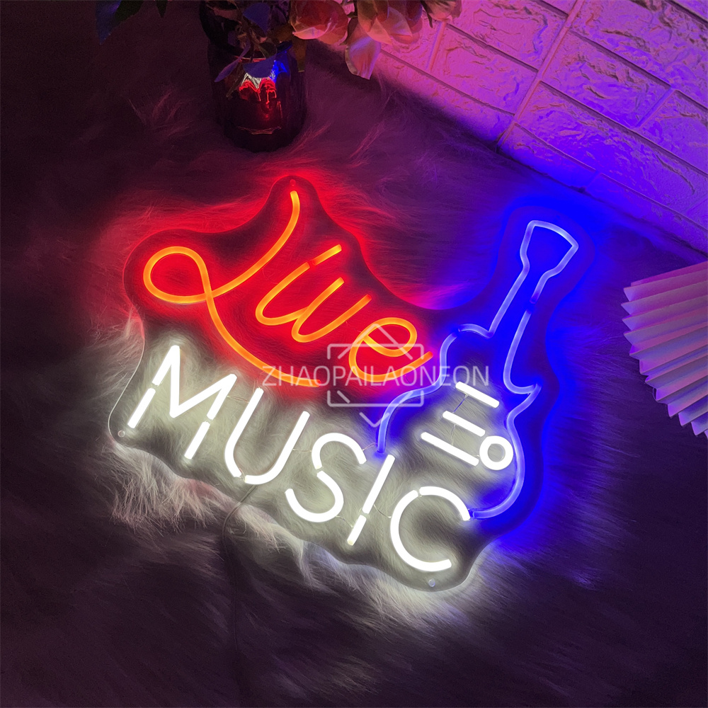 Live Music Neon Sign Home Art  - Party Games Name ulasan dan harga