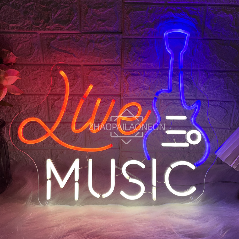 Live Music Neon Sign Home Art  - Party Games Name ulasan dan harga